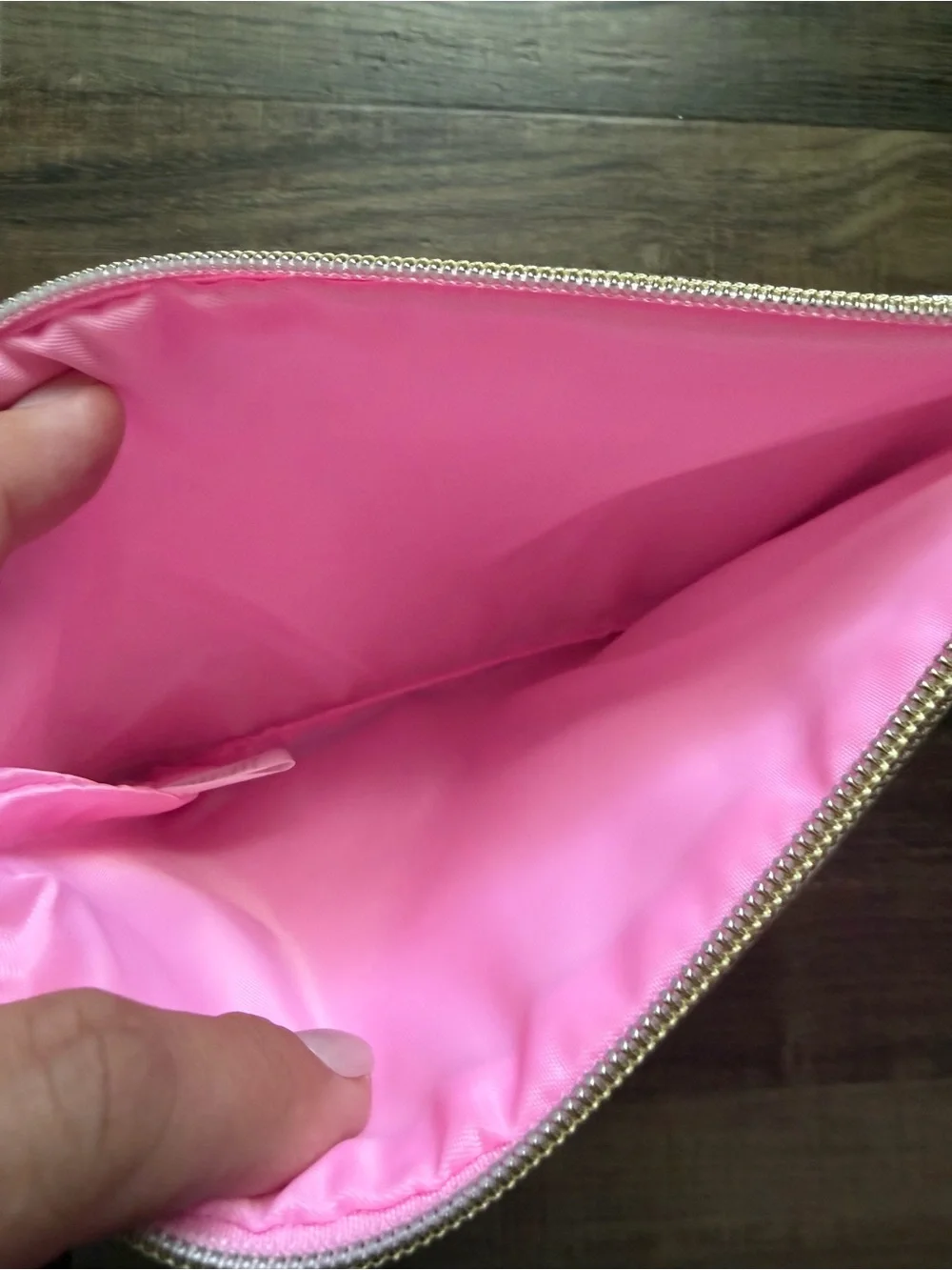 Lilly Pulitzer Pink & Blue Sea Shell Printed Wristlet NWOT- READ